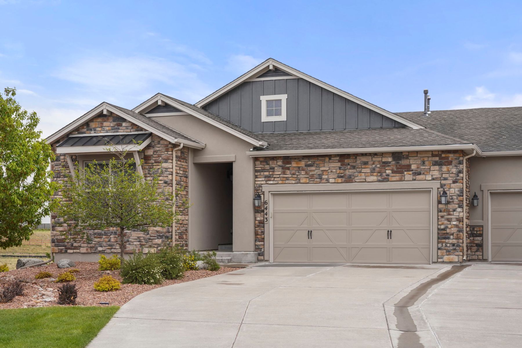 Beautiful paired home backing to open space and trail!