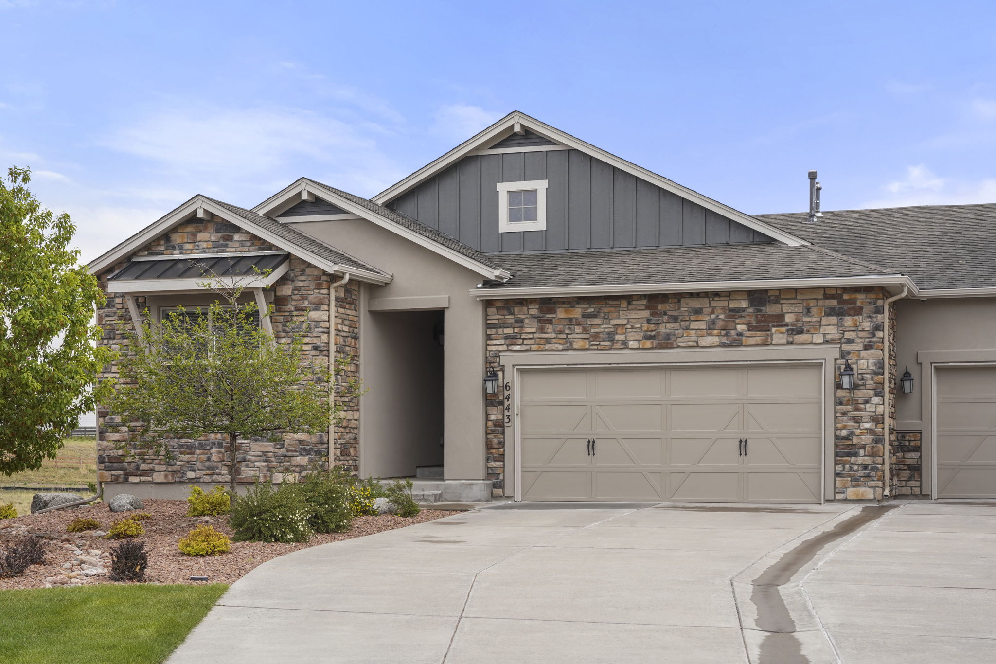 Beautiful paired home backing to open space and trail!